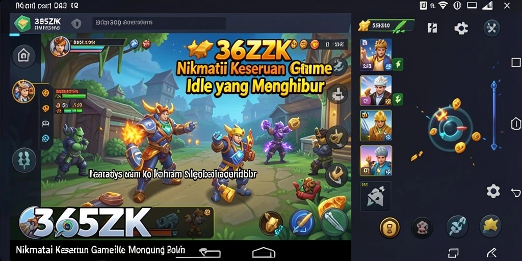 Tampilan gameplay <strong>365ZK</strong> yang menarik dengan karakter yang beragam.