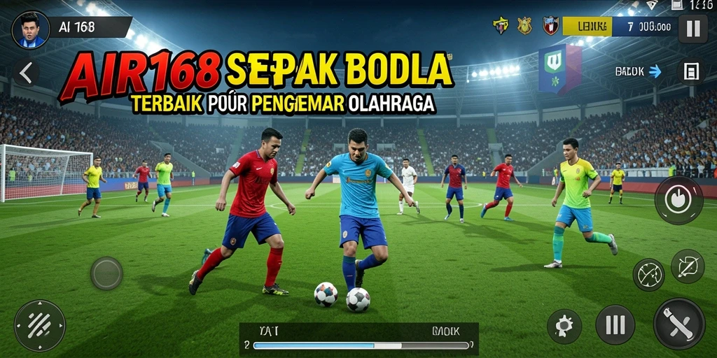 Tampilan menarik dari gameplay <strong>AIR168</strong> saat pemain beraksi di lapangan sepak bola.