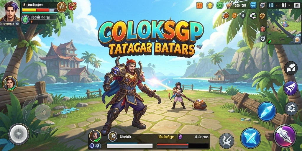 Tangkapan layar gameplay COLOKSGP menampilkan eksplorasi dunia terbuka yang luas.