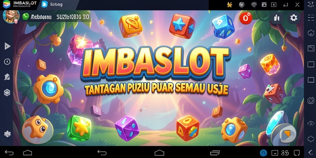 Screenshot gameplay IMBASLOT dengan tantangan puzzle menarik.