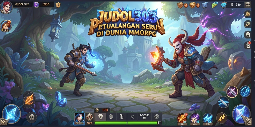 Tampilan screenshot gameplay JUDOL303 dengan pertempuran epik dan grafis memukau.
