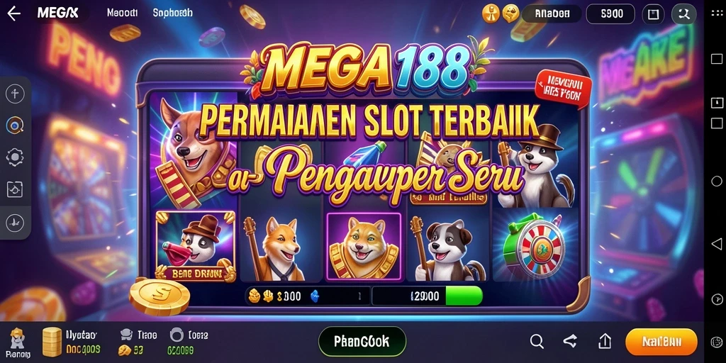Gameplay MEGA188 yang menarik dan penuh warna.