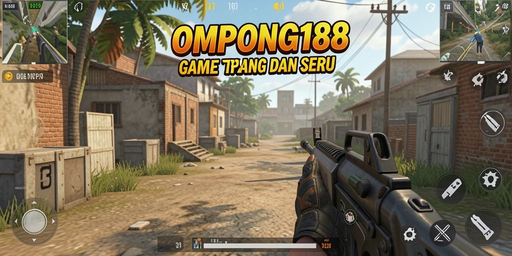 Screenshot gameplay OMPONG188 yang menegangkan dan seru.