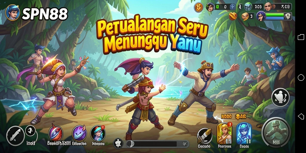 Tangkapan layar menampilkan aksi seru di SPN88 yang mengujicoba keberanian.