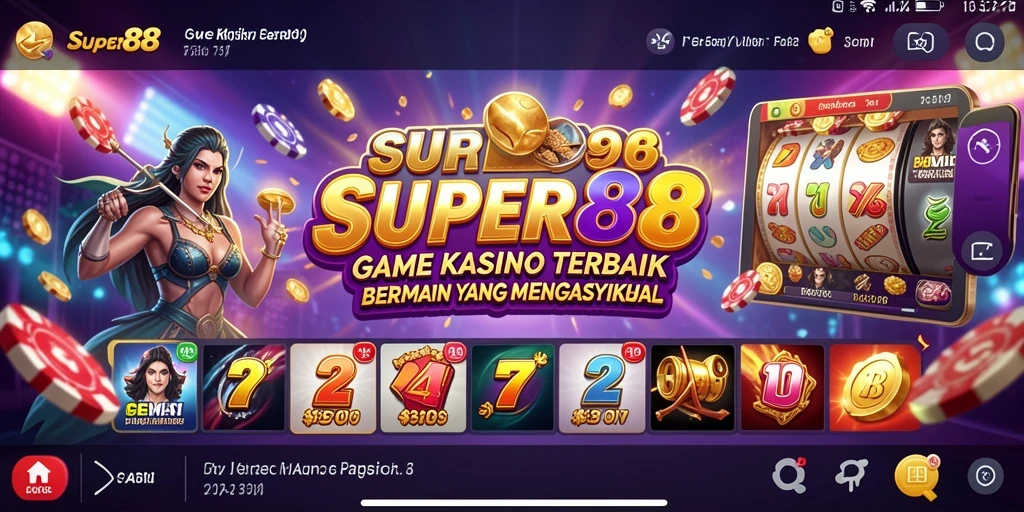 Tangkapan layar gameplay <strong>SUPER88</strong> menampilkan aksi kasino yang mendebarkan dan grafik yang memukau.